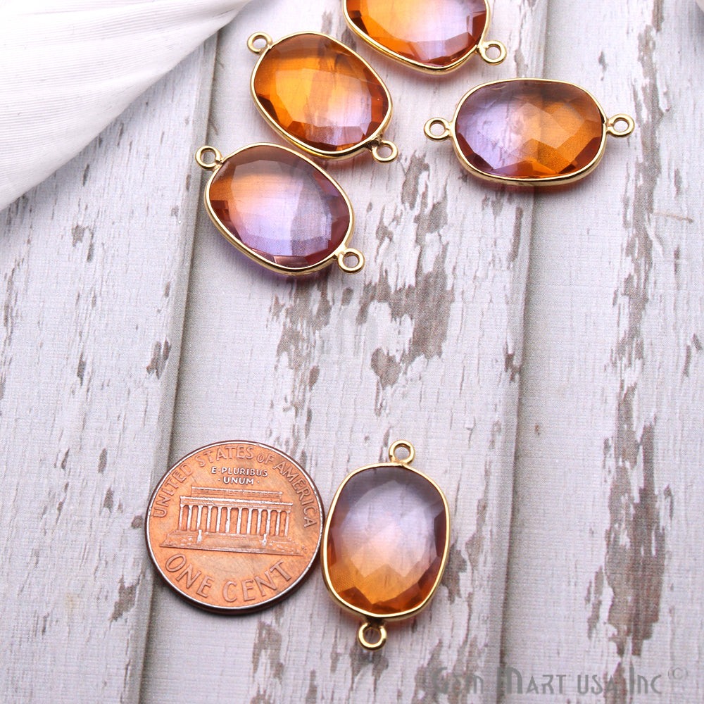 Citrine & Morganite Quartz