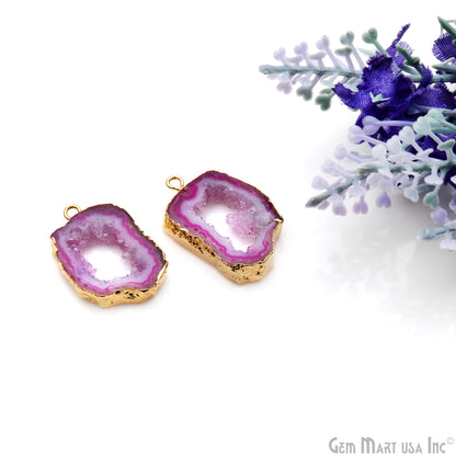 diy-earrings, agate earring, agate jewelry, geode