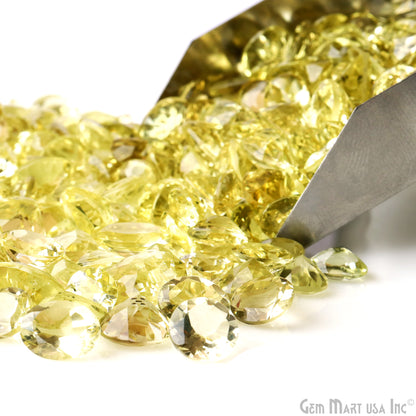 Lemon Topaz Gemstone, 100% Natural Faceted Loose Gems, November Birthstone, 6-8mm, 100 Carats