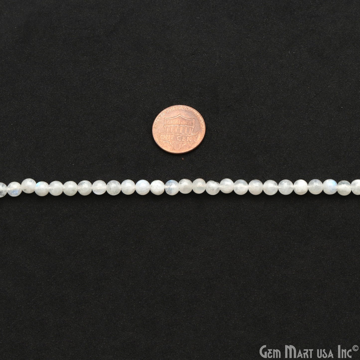 Rainbow Moonstone Rondelle Beads, 13 Inch Gemstone Strands, Drilled Strung Nugget Beads, Faceted Round, 4-5mm