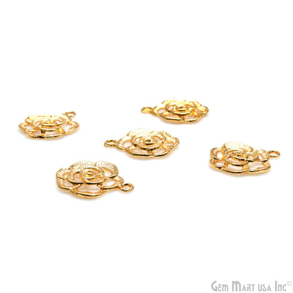 Flower Shape Finding 22x18mm Chandelier Jewelry Charm