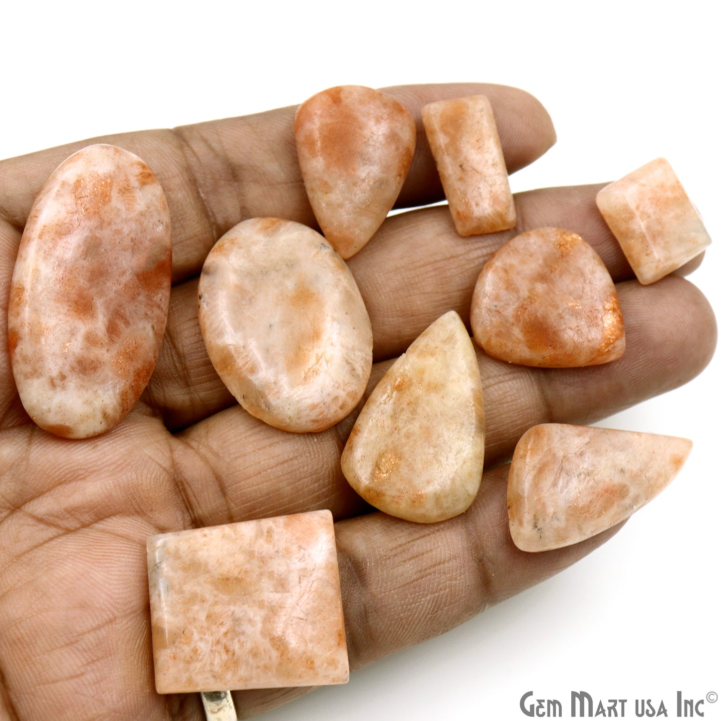 Sunstone Natural Gems 500ct Mix Shape Lot Natural Cabochon Gemstones, Mix Shape Lot Wholesale, Making Kit