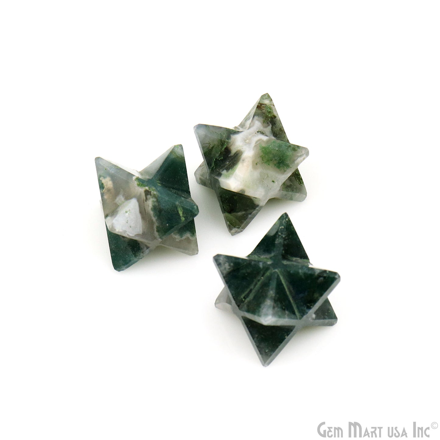 Merkaba Star 17mm Octahedron Metaphysical Crystal Reiki Healing Gemstone