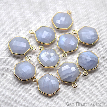 gemstone connector beads, gemstone connector pendant