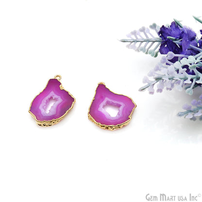 diy-earrings, agate earring, agate jewelry, geode