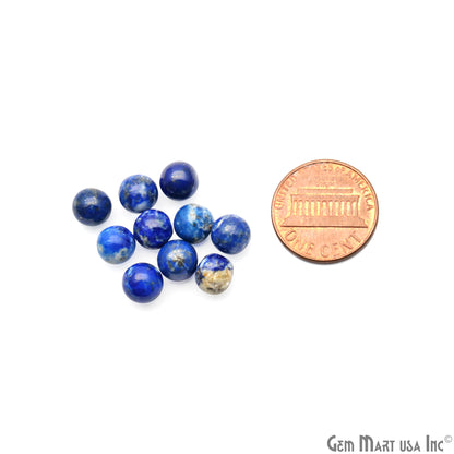 Wholesale Cabochons Gemstones, 100% Natural Precious Gems,  Cabochons Loose Gems, 7mm, Round, 10PC