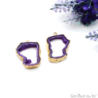 diy-earrings, agate earring, agate jewelry, geode