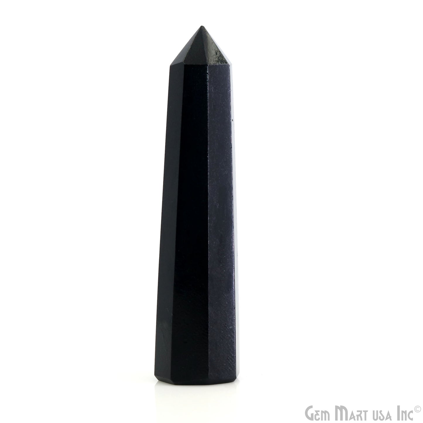 Black Agate Gemstone Jumbo Tower Crystal Tower Obelisk Healing Meditation Gemstones 2-3 Inch