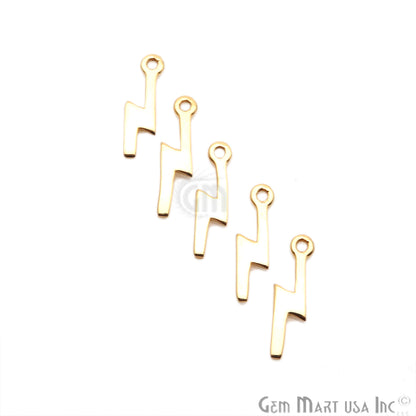Zig Zag Finding, 14x3mm Gold Finding, Filigree Findings, Bracelets Charm - GemmartUSA