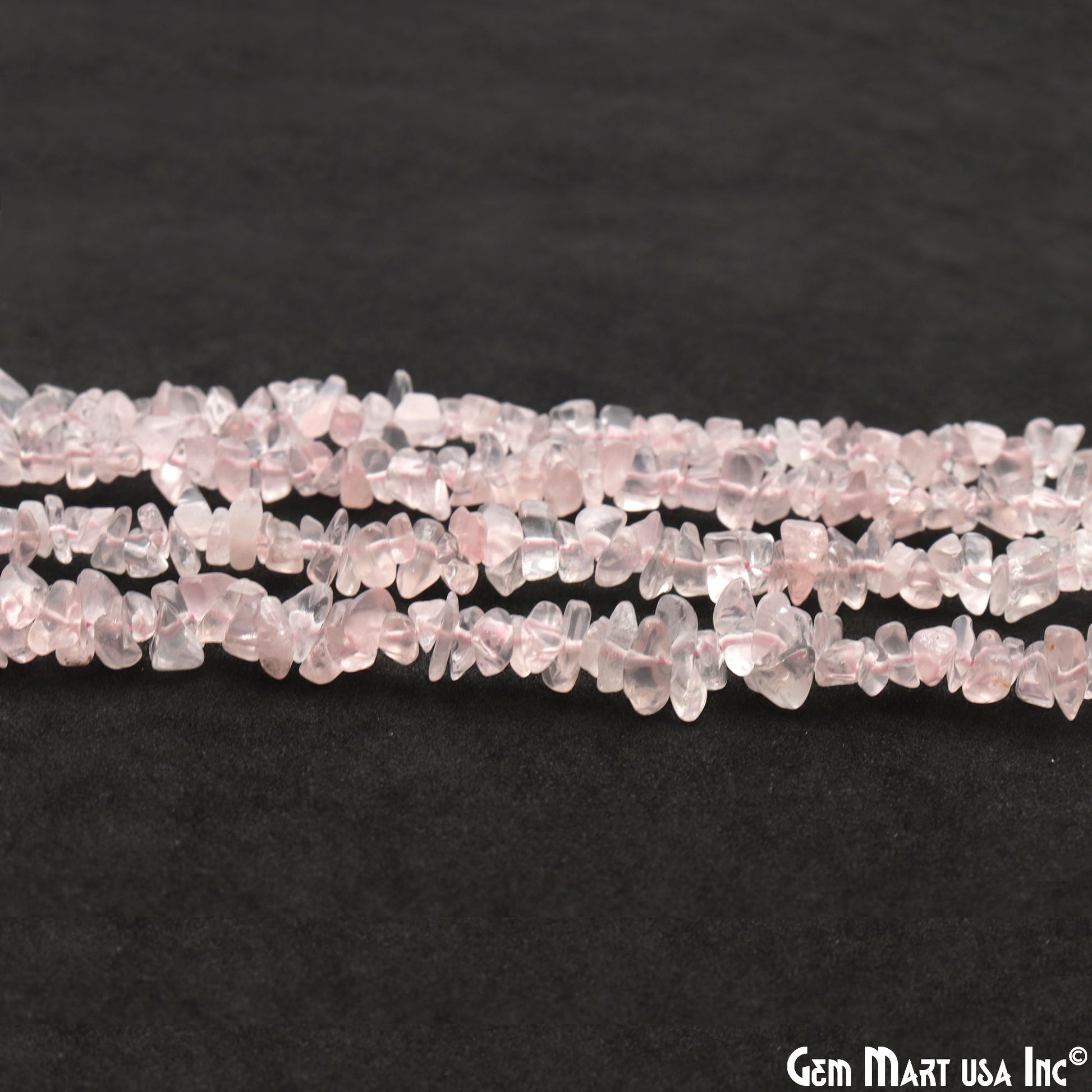 Natural Rose Quartz Chip Nugget Beads 34 inch Full Strand (762225197103)