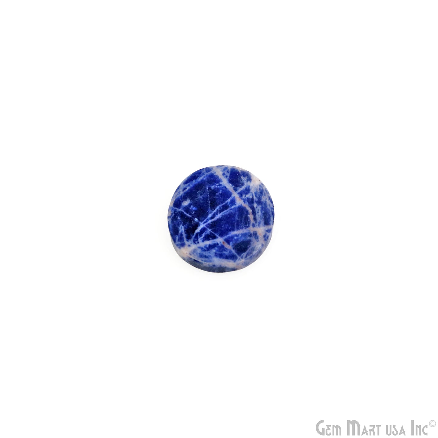 Sodalite Round Shape 23x20mm Loose Gemstone For Earring Pair