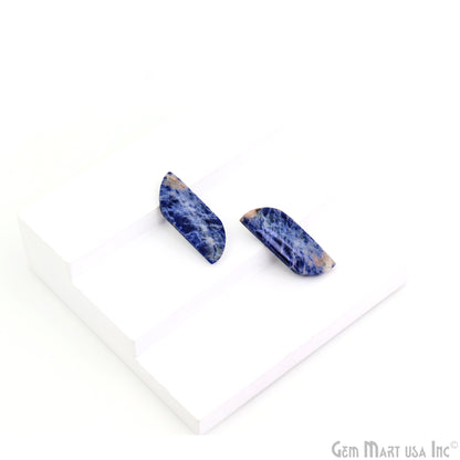 Sodalite 32x12mm Loose Gemstone For Earring Pair