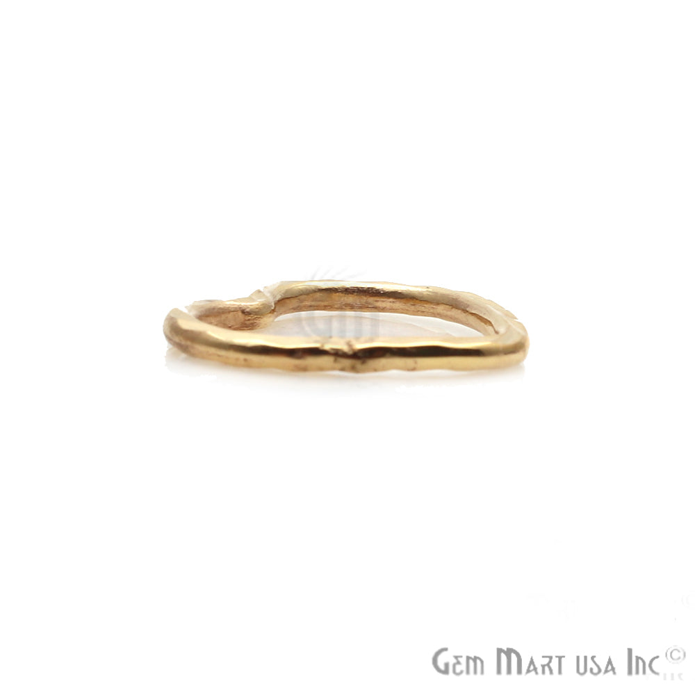 Gold Plated Heart Finding, Filigree Findings,Bracelets Heart Charm (Pick Size) - GemMartUSA