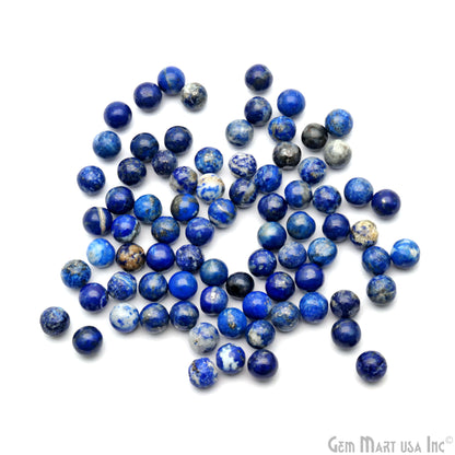 Wholesale Cabochons Gemstones, 100% Natural Precious Gems,  Cabochons Loose Gems, 7mm, Round, 10PC
