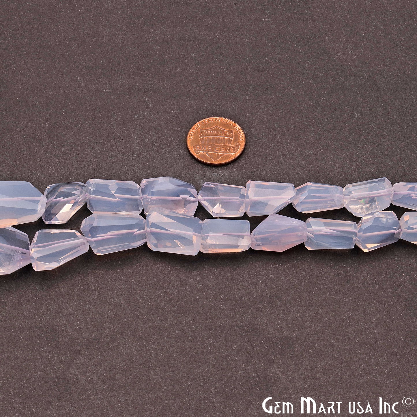 Lavender Quartz Free Form 18x11mm Crafting Beads Gemstone Strands 16INCH - GemMartUSA