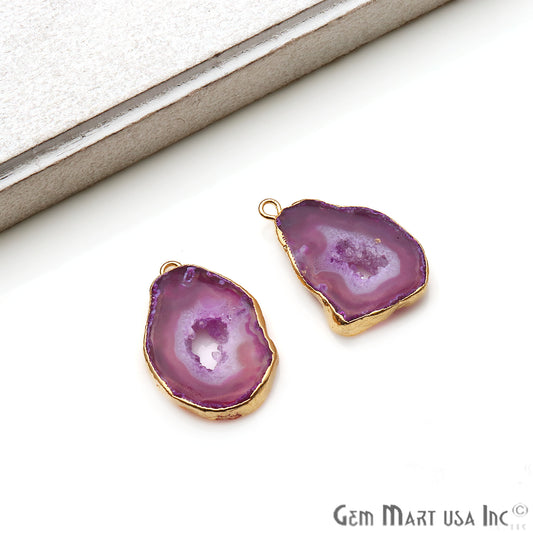 diy-earrings, agate earring, agate jewelry, geode