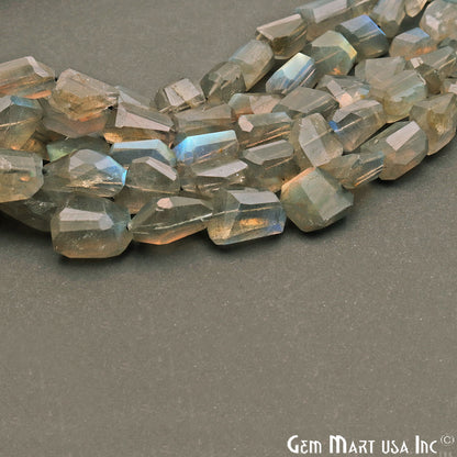 Labradorite Free Form 12x10mm Crafting Beads Gemstone Strands 16INCH - GemMartUSA