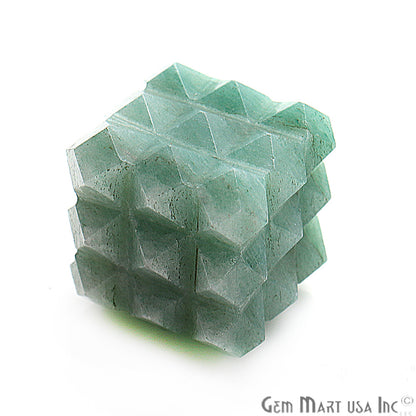 Square 23mm Scared Geomatric Metaphysical Healing Gemstone (Pick Stone) - GemMartUSA