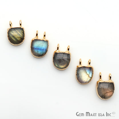 gemstone connector beads, gemstone connector pendant