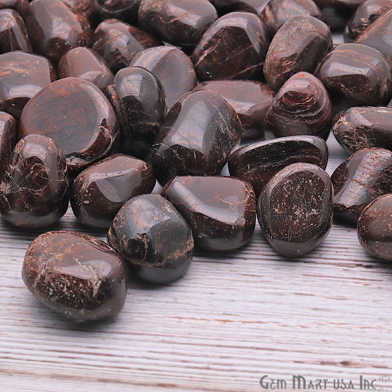 3.53oz Lot Brown Agate Tumbled Reiki Healing Metaphysical Beach Spiritual Gemstone - GemMartUSA