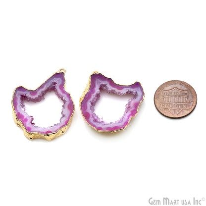 diy-earrings, agate earring, agate jewelry, geode