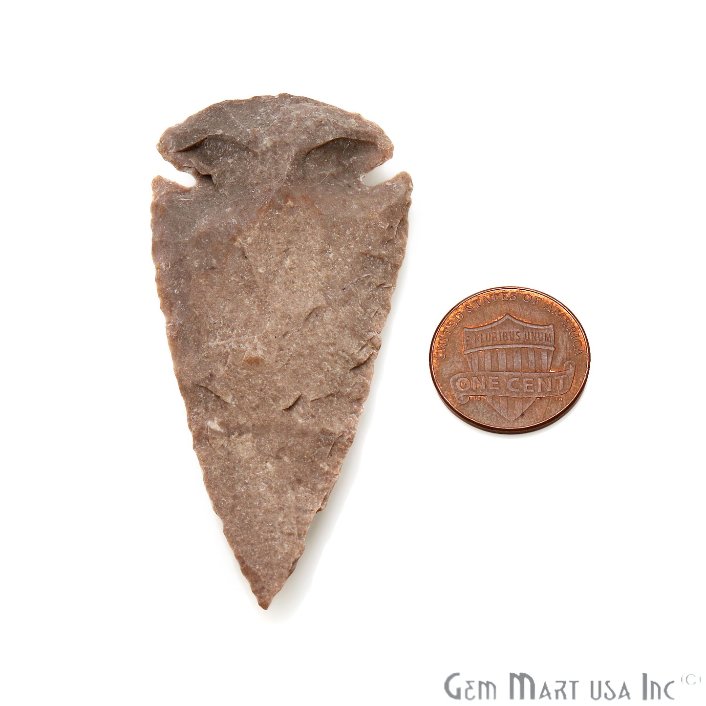 Arrowhead Cut Gemstones, 68x28mm Handcrafted Stone, Loose Gemstone, DIY Pendant, DIY Jewelry - GemMartUSA