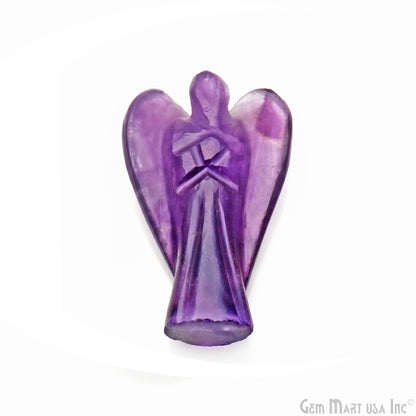 Handcrafted Gemstone Guardian Angel 55x30mm Pocket Angel 2 Inch