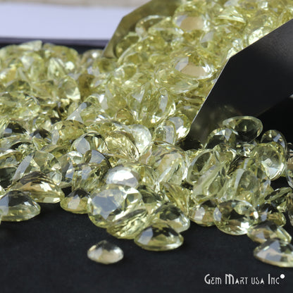 Lemon Topaz Gemstone, 100% Natural Faceted Loose Gems, November Birthstone, 6-8mm, 100 Carats