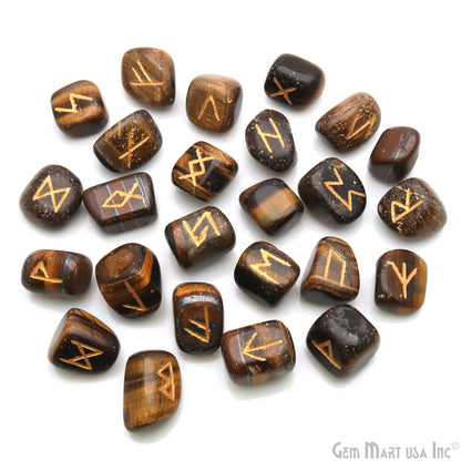 Rune Stones, Large Size Spiritual Stones, Futhark Reiki, Rune Stone Symbols, Gemstones