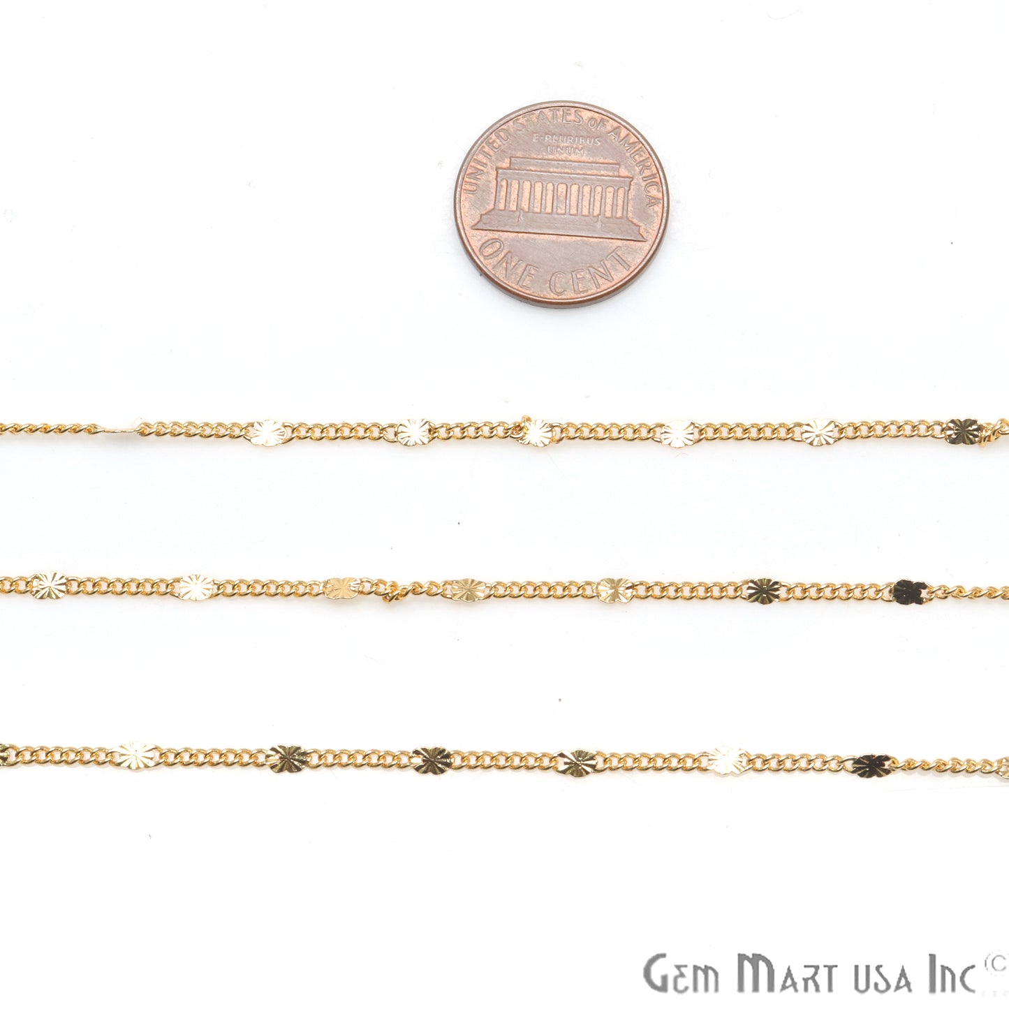 Finding Chain Gold Plated Station Rosary Chain