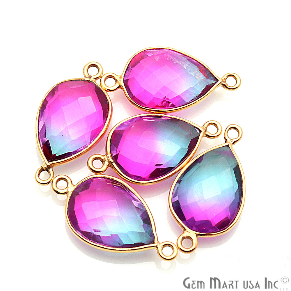 gemstone connector beads, gemstone connector pendant