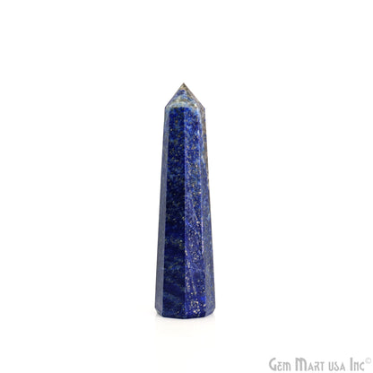 Lapis Gemstone Jumbo Tower Crystal Tower Obelisk Healing Meditation Gemstones 4-5 Inch