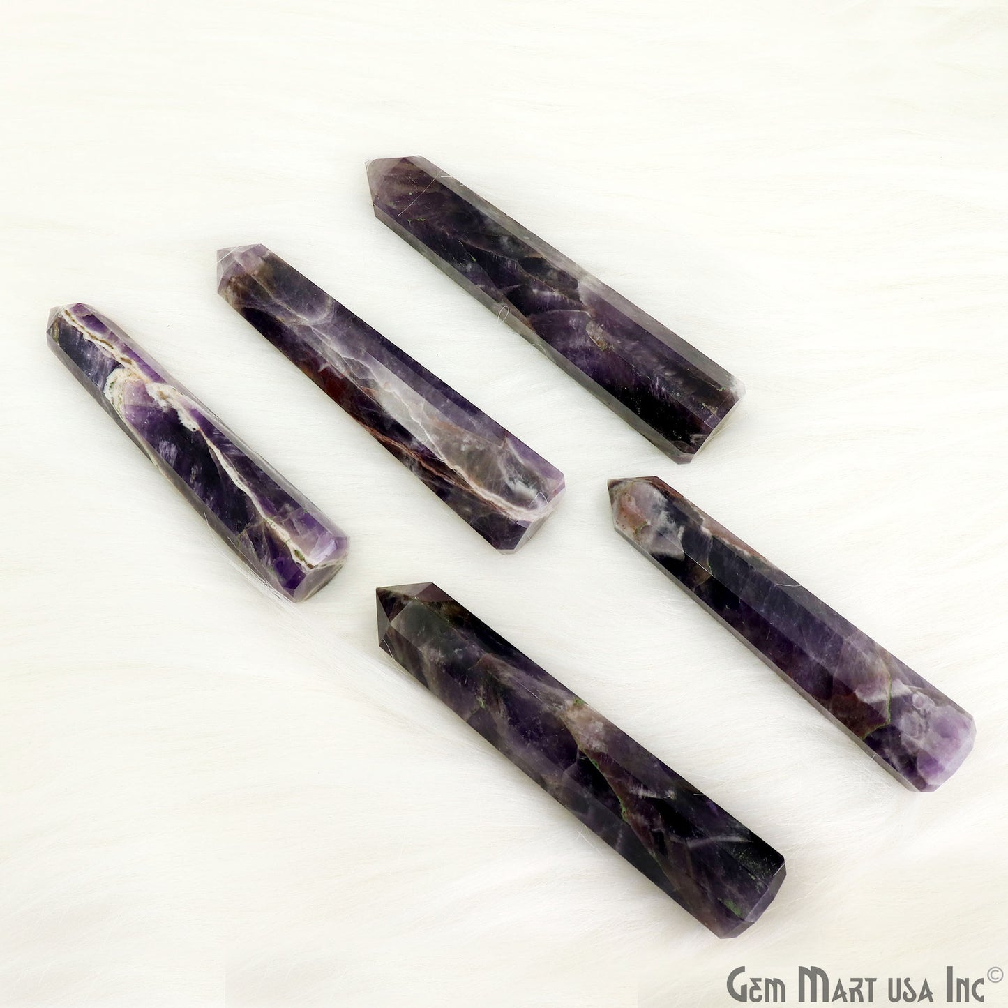 Amethyst Gemstone Jumbo Tower Crystal Tower Obelisk Healing Meditation Gemstones 4-5 Inch