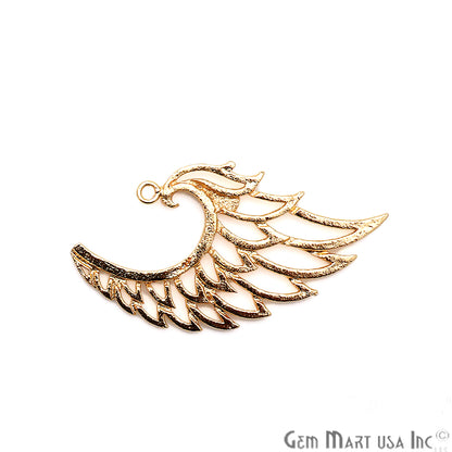 Eagle Wing Shape Charm Gold Plated Finding Jewelry Charm - GemMartUSA