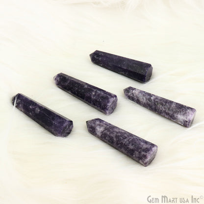 Lepidolite Apatite Gemstone Jumbo Tower Crystal Tower Obelisk Healing Meditation Gemstones 2-3 Inch