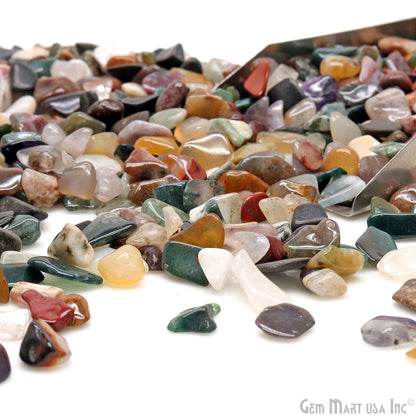 Mix Wholesale Gemstones, 100% Natural Semi-Precious Gems, Multi Color Tumbled Loose Gems, 5-12mm, Freeform, 2oz (56 gm)