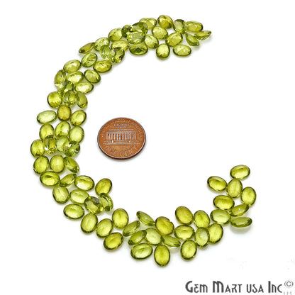 Peridot Oval Shape 6x8mm Faceted Loose Gemstone - GemMartUSA