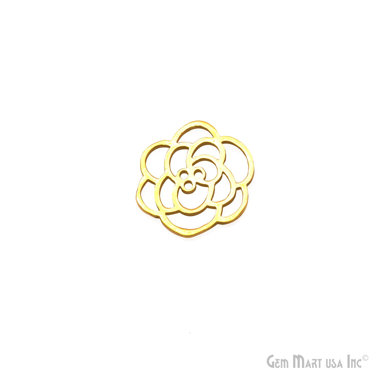 Gold Flower Findings, Filigree Flower Findings, Findings, Jewelry Findings,