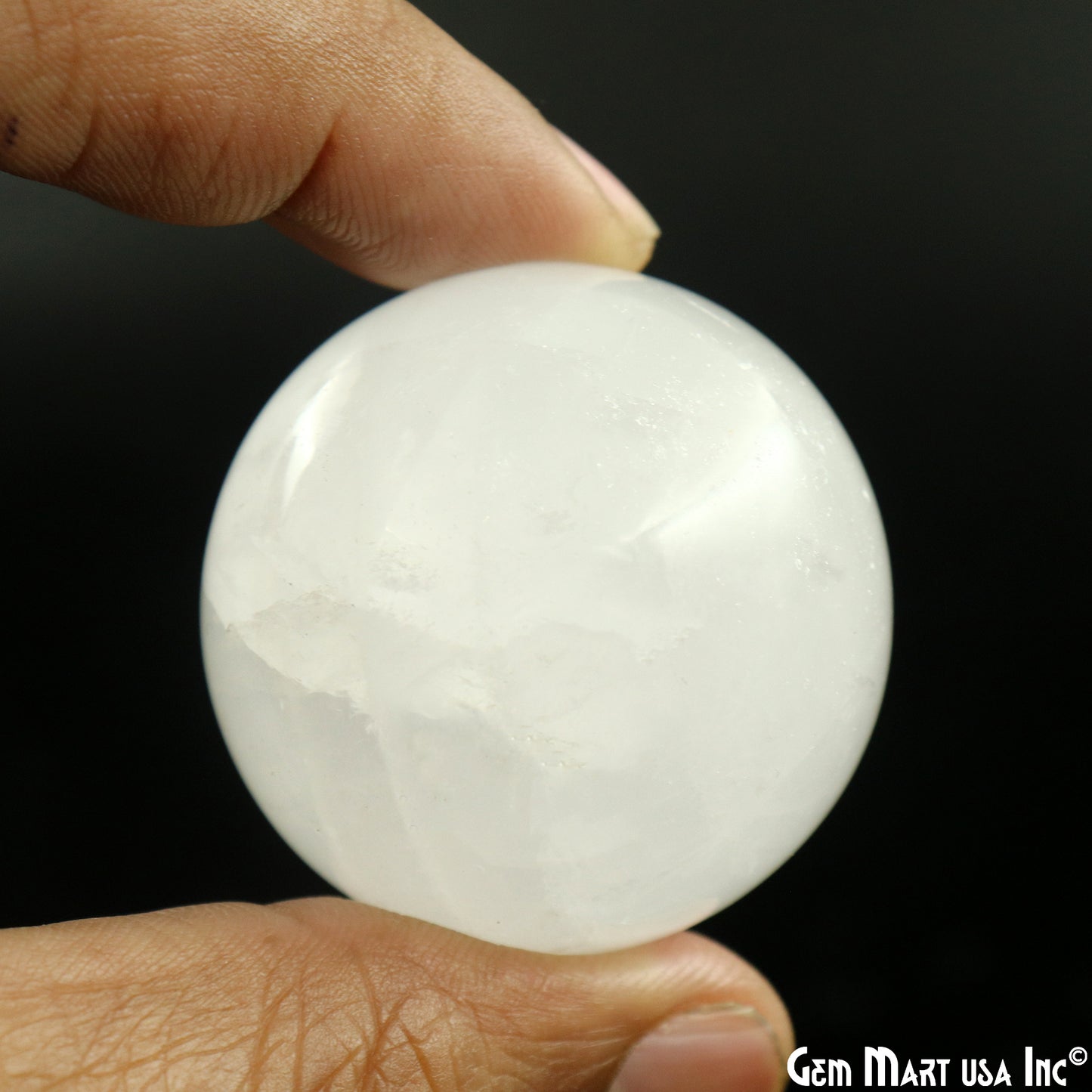 Selenite Gemstone Sphere ball, Reiki Healing Crystal 40-50mm