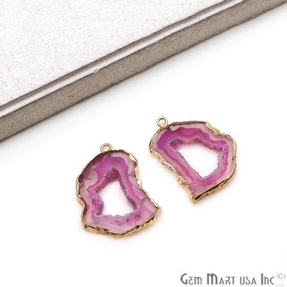 diy-earrings, agate earring, agate jewelry, geode