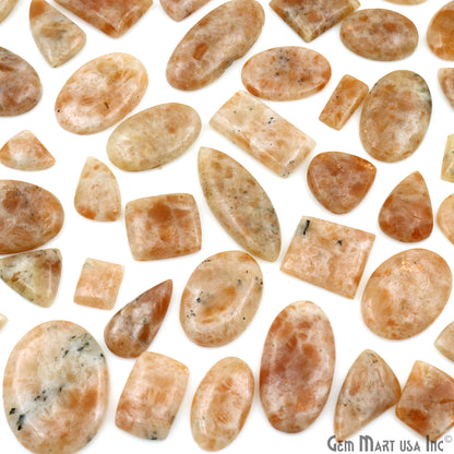 Sunstone Natural Gems 500ct Mix Shape Lot Natural Cabochon Gemstones, Mix Shape Lot Wholesale, Making Kit