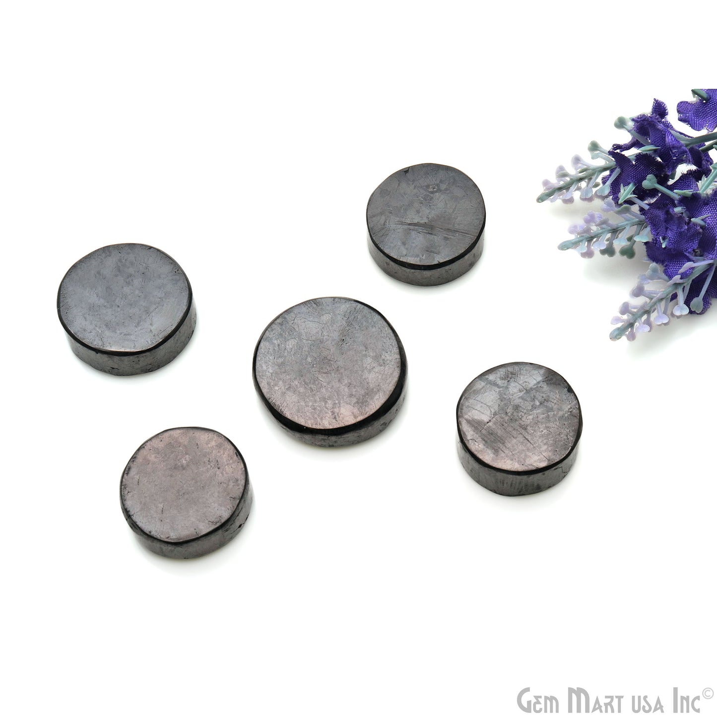 Shungite Round, Crystal , Anti Radiation, EMF Protection