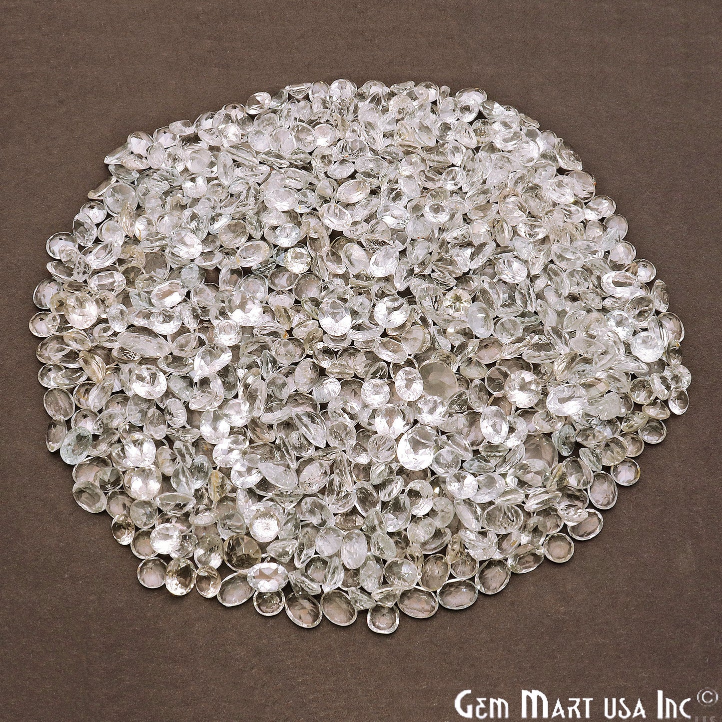 Natural White Topaz Mix Shape Loose Gemstones,Precious Stones - GemMartUSA