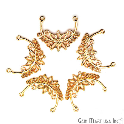 Crown Shape Findings, Filigree Findings, Findings, Jewelry Findings, 35x30mm (50058) - GemMartUSA
