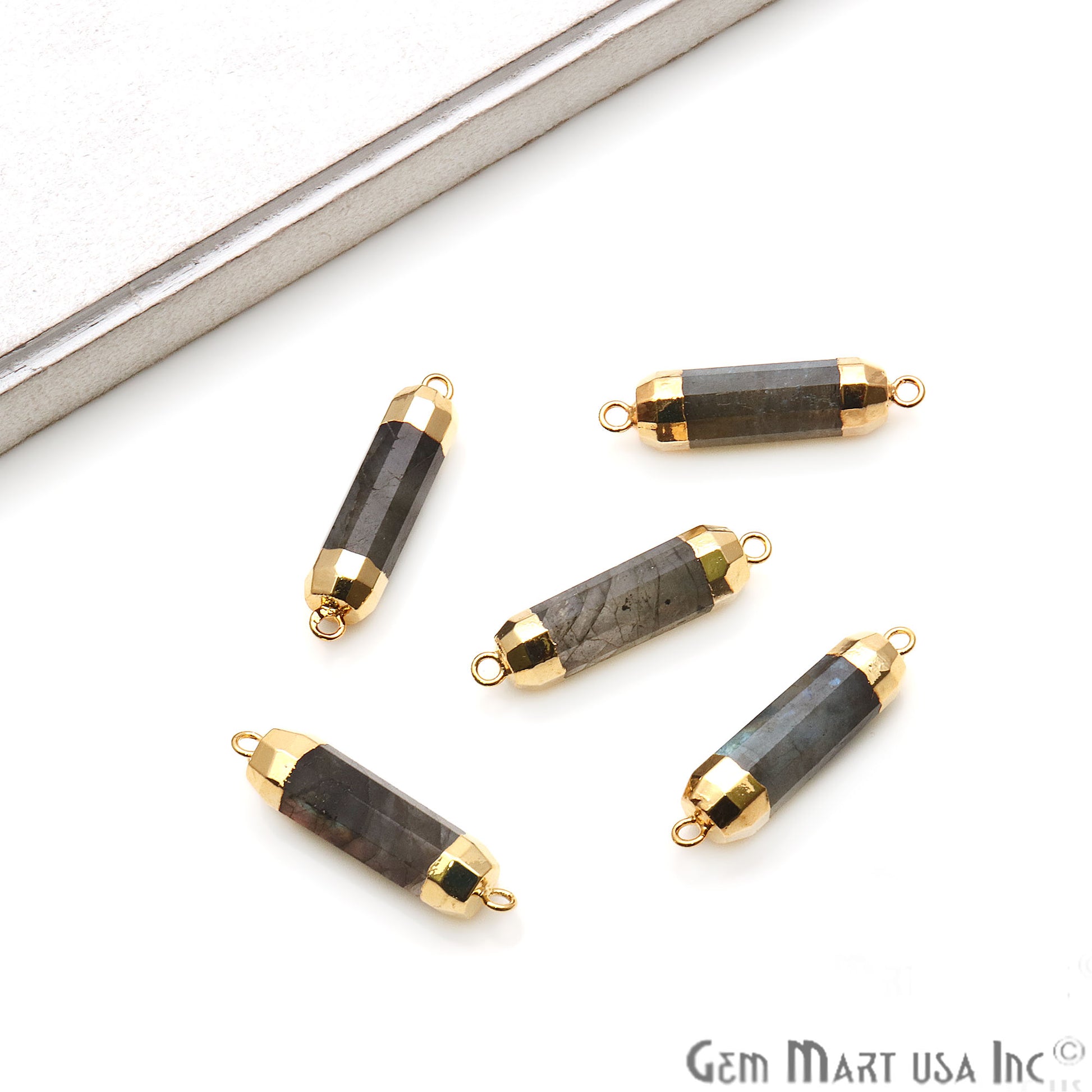 gemstone connector beads, gemstone connector pendant