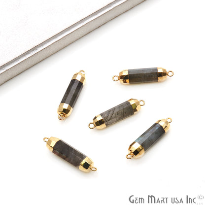 gemstone connector beads, gemstone connector pendant