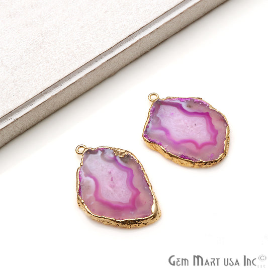 diy-earrings, agate earring, agate jewelry, geode