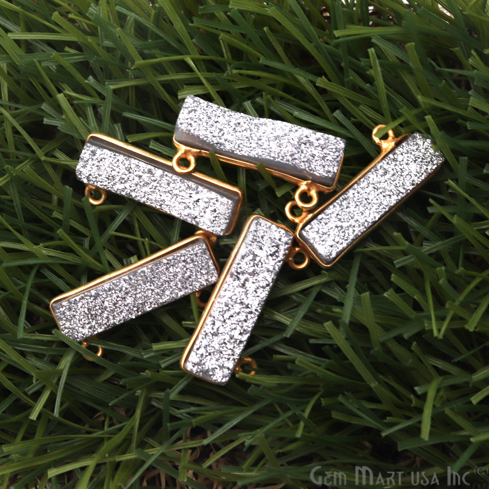 Silver Druzy