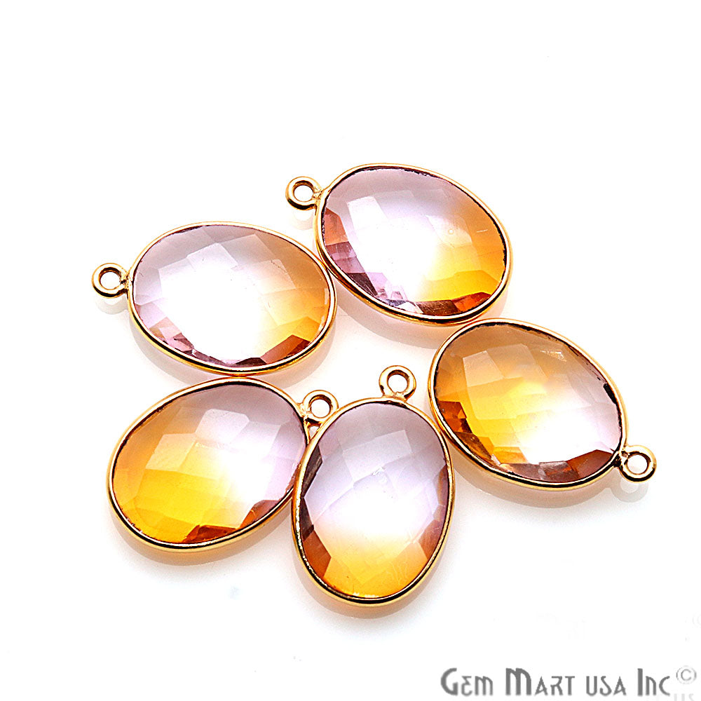 Citrine & Morganite Quartz