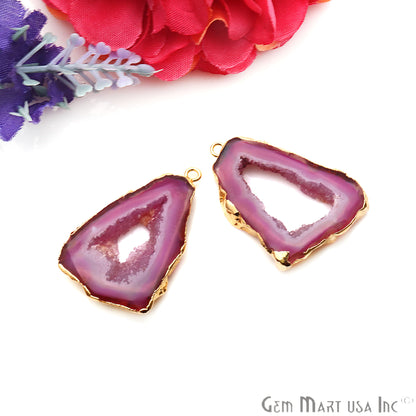 diy-earrings, agate earring, agate jewelry, geode